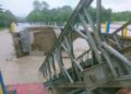 Jembatan Waimer Putus, Arus Transportasi Bula-Waru Lumpuh Total